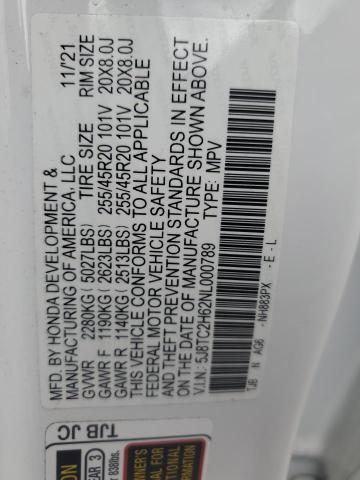 2022 ACURA RDX A-SPEC - 5J8TC2H62NL000789
