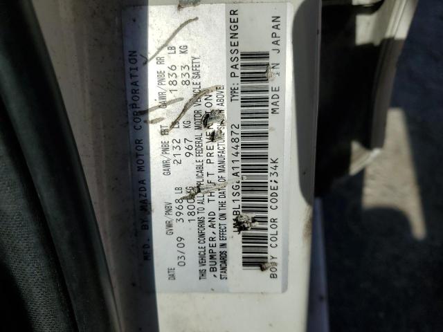 2010 MAZDA 3 I - JM1BL1SG2A1144872