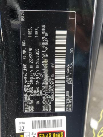 2025 TOYOTA GRAND HIGH 5TDACAB59SS053130