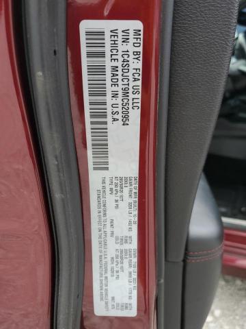 2021 DODGE DURANGO R/T 1C4SDJCT9MC520954