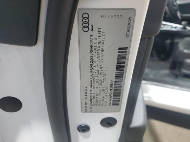 2017 AUDI A4 PREMIUM WAUANAF42HN007582