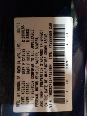 2015 HONDA ACCORD SPO 1HGCR2F55FA181604