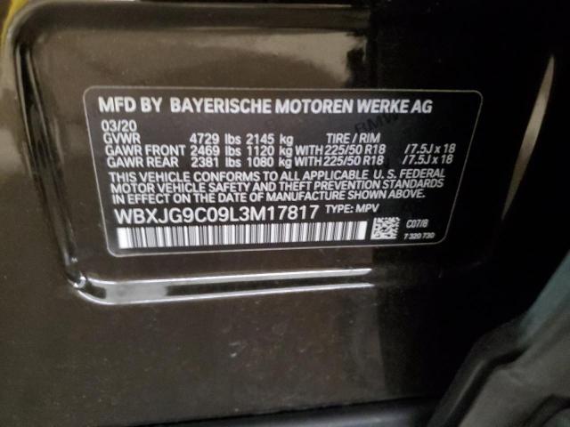 2020 BMW X1 XDRIVE2 WBXJG9C09L3M17817