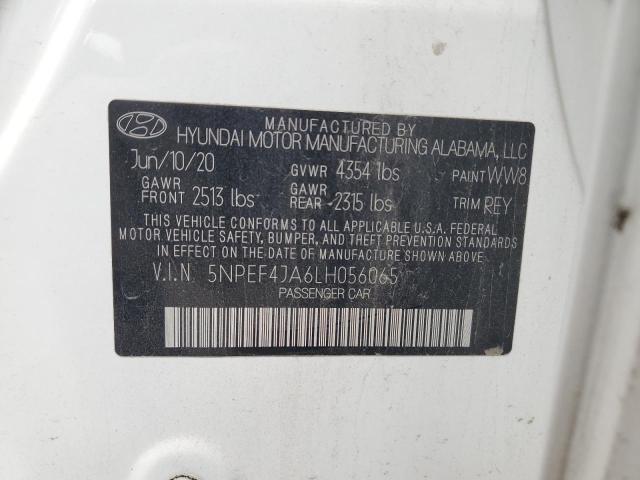 2020 HYUNDAI SONATA SEL 5NPEF4JA6LH056065