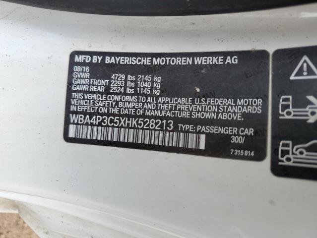 2017 BMW 440XI WBA4P3C5XHK528213