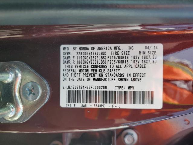 2015 ACURA RDX 5J8TB4H35FL000209