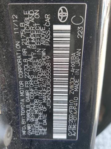 2013 TOYOTA PRIUS - JTDKN3DUXD5560819