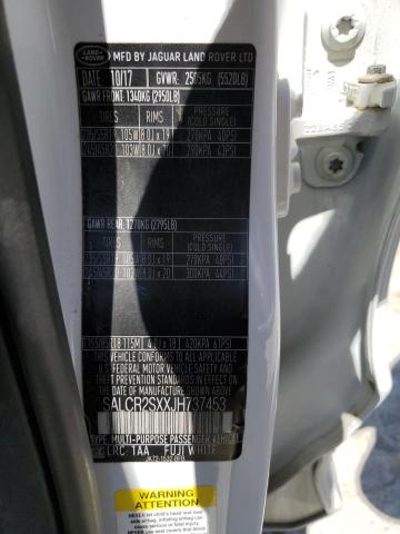 2018 LAND ROVER DISCOVERY SALCR2SXXJH737453