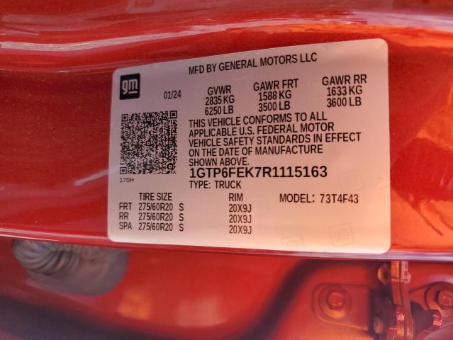 2024 GMC CANYON DEN 1GTP6FEK7R1115163