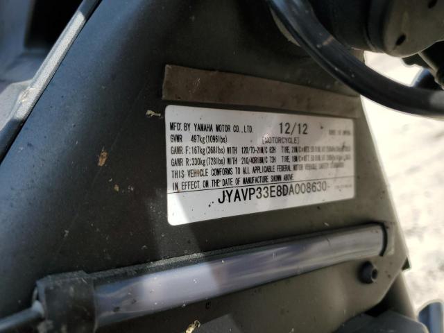 2013 YAMAHA XVS1300 CU JYAVP33E8DA008630