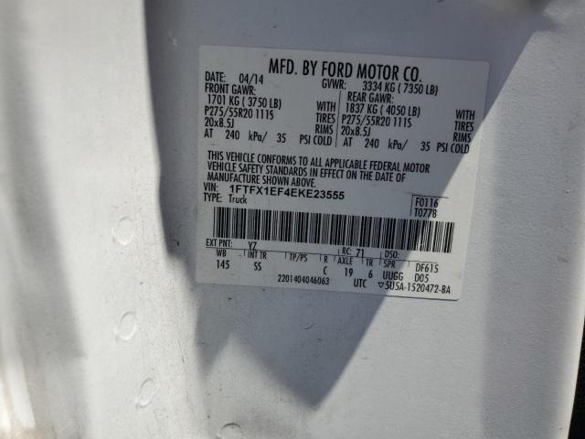 2014 FORD F150 SUPER - 1FTFX1EF4EKE23555