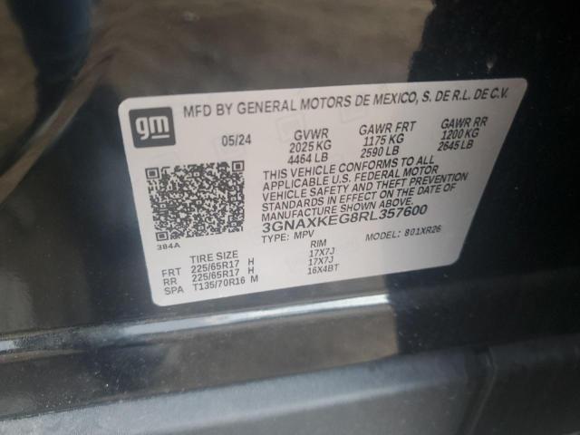 2024 CHEVROLET EQUINOX LT - 3GNAXKEG8RL357600