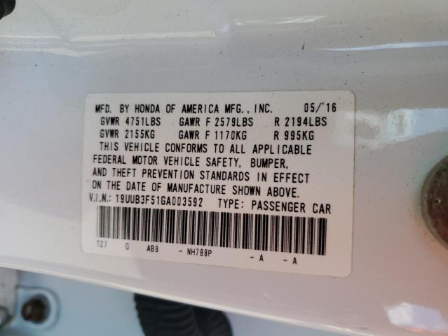 2016 ACURA TLX TECH 19UUB3F51GA003592