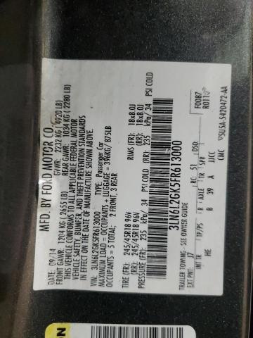 2015 LINCOLN MKZ 3LN6L2GK5FR613000