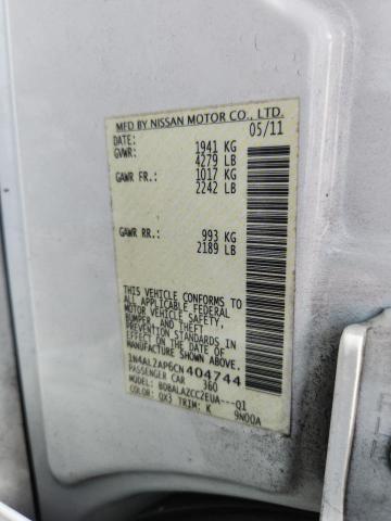 2012 NISSAN ALTIMA BAS - 1N4AL2AP6CN404744