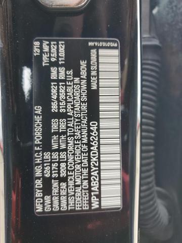 2019 PORSCHE CAYENNE S WP1AB2AY2KDA62640