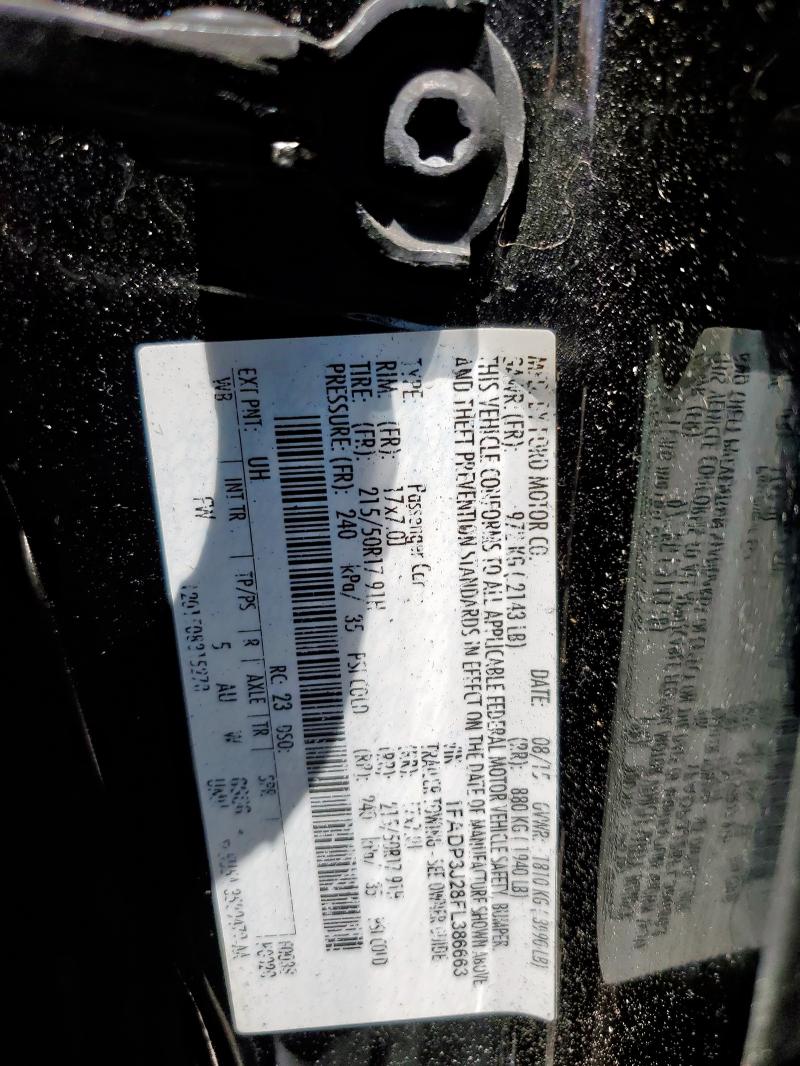 2015 FORD FOCUS TITA 1FADP3J28FL386663