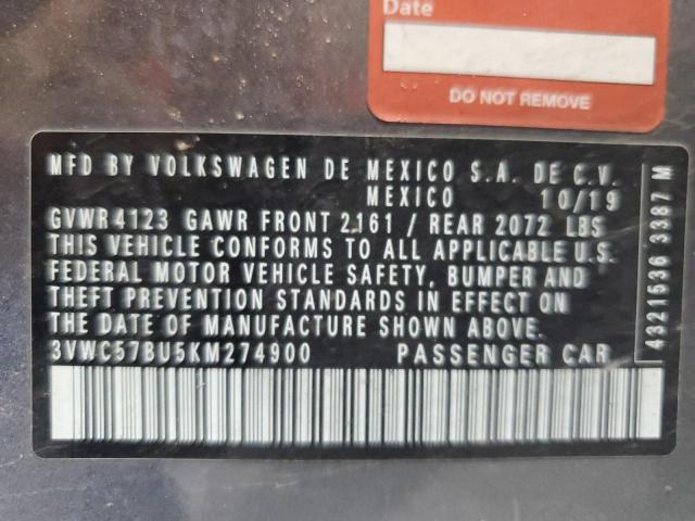 2019 VOLKSWAGEN JETTA S - 3VWC57BU5KM274900