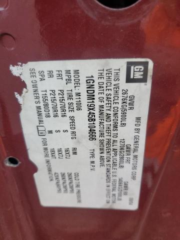 2005 CHEVROLET ASTRO #3286528144