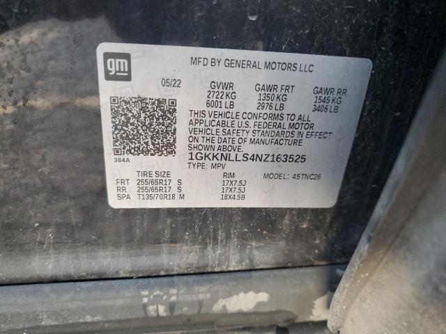 2022 GMC ACADIA AT4 1GKKNLLS4NZ163525