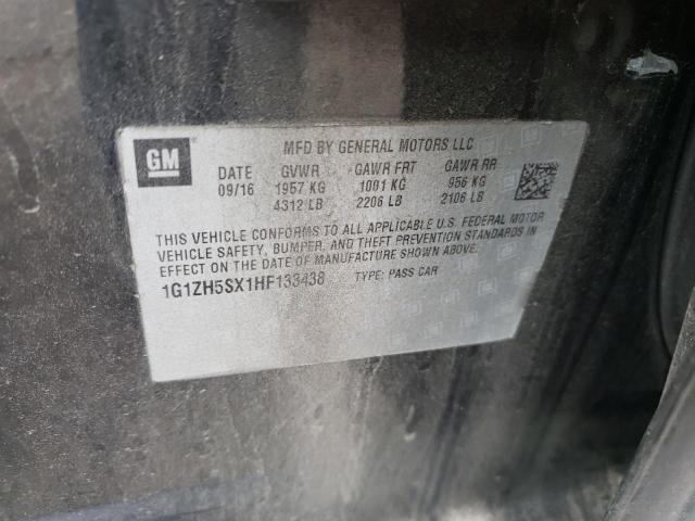 2017 CHEVROLET MALIBU PRE 1G1ZH5SX1HF133438