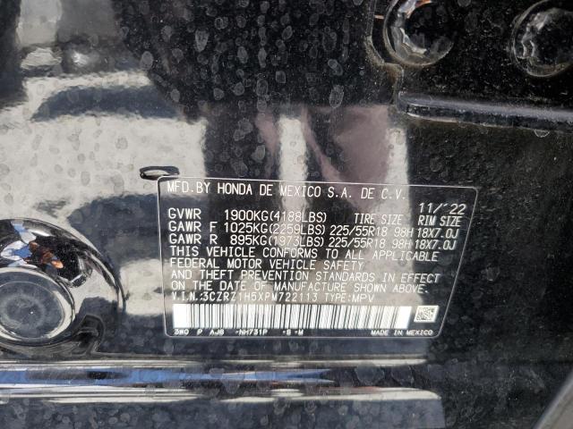 2023 HONDA HR-V SPORT - 3CZRZ1H5XPM722113