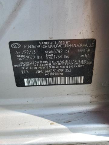 2013 HYUNDAI ELANTRA GLS - 5NPDH4AE3DH281053