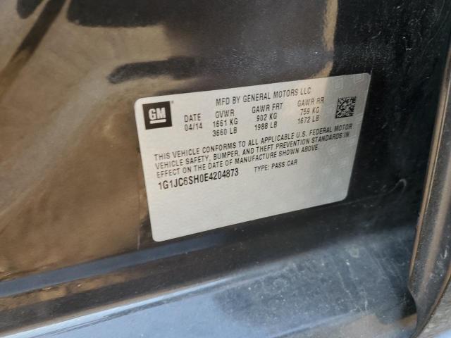 2014 CHEVROLET SONIC LT - 1G1JC6SH0E4204873