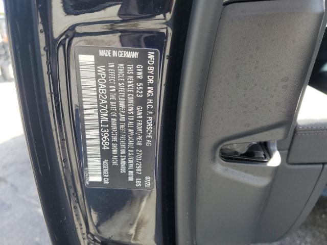 2021 PORSCHE PANAMERA 4 WP0AB2A70ML139684