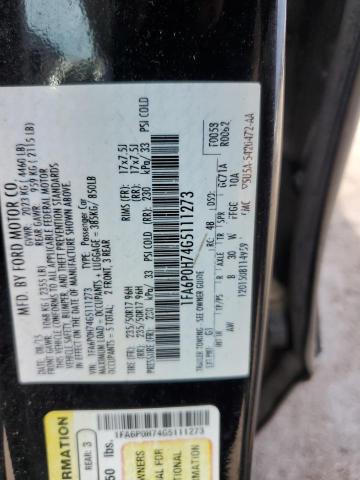 2016 FORD FUSION SE 1FA6P0H74G5111273