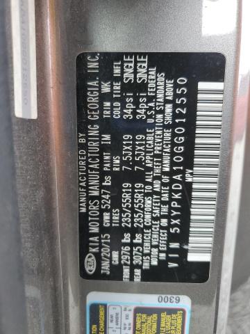 2016 KIA SORENTO SX #3287528993