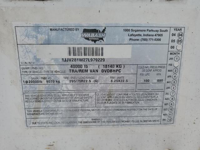 2007 WABA TRAILER #3292317302