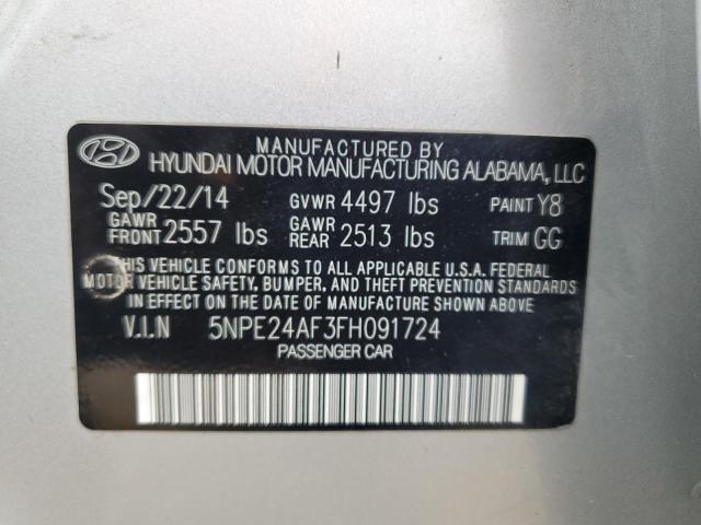 2015 HYUNDAI SONATA SE - 5NPE24AF3FH091724
