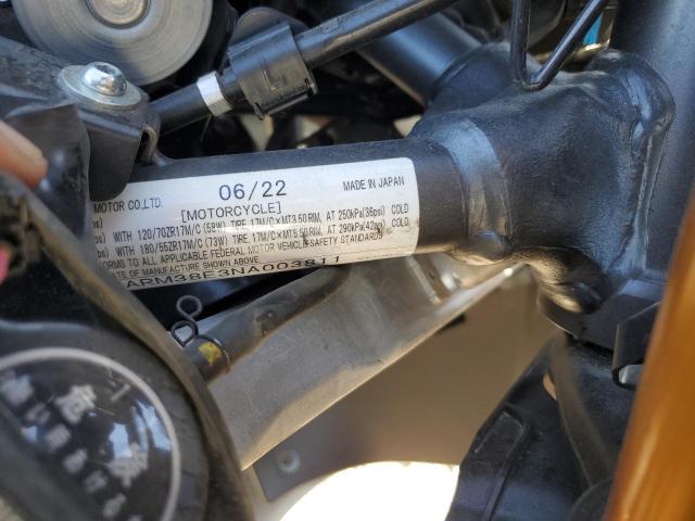 2022 YAMAHA YZFR7 JYARM38E3NA003811