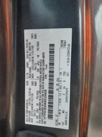 2019 FORD F150 SUPER 1FTFX1E53KKC23625
