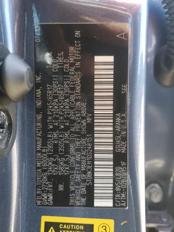2013 TOYOTA HIGHLANDER - 5TDBK3EH1DS248151