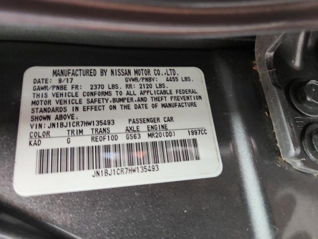 2017 NISSAN ROGUE SPOR - JN1BJ1CR7HW135493