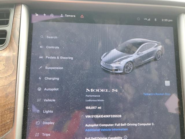 2019 TESLA MODEL S 5YJSA1E40KF335528