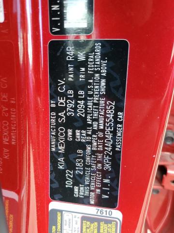 2023 KIA FORTE LX 3KPF24AD4PE554852
