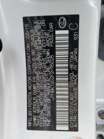 2015 LEXUS ES 350 JTHBK1GG2F2195025