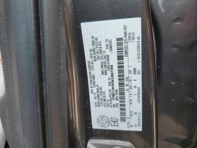 2019 FORD ESCAPE SEL 1FMCU9H93KUB87394