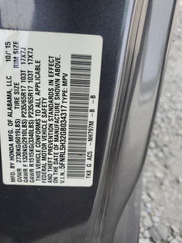 2016 HONDA ODYSSEY SE 5FNRL5H32GB034317