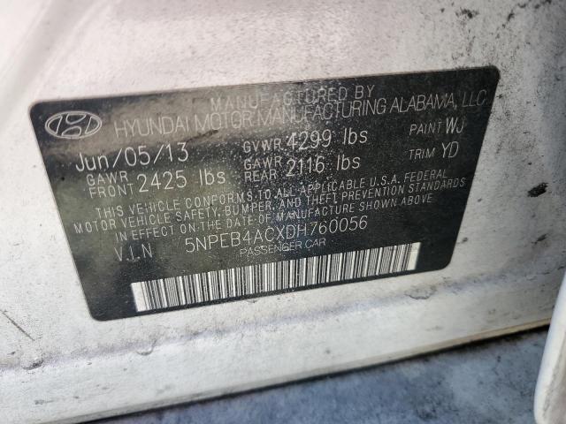 2013 HYUNDAI SONATA GLS - 5NPEB4ACXDH760056
