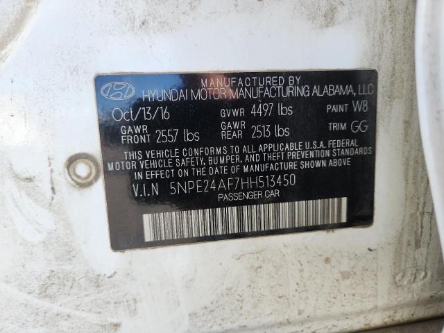 2017 HYUNDAI SONATA SE - 5NPE24AF7HH513450