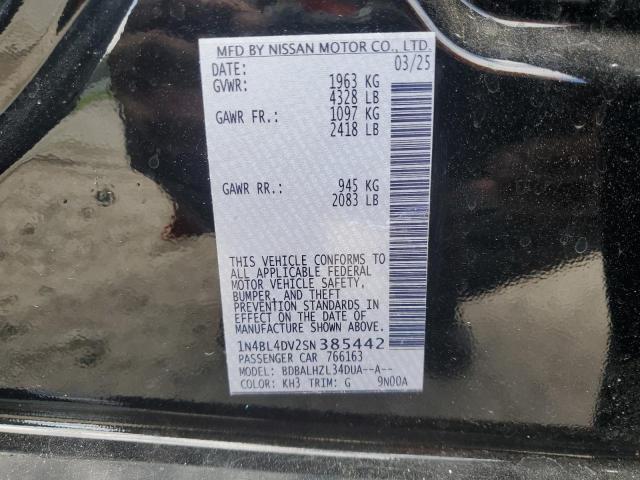 2025 NISSAN ALTIMA SV 1N4BL4DV2SN385442