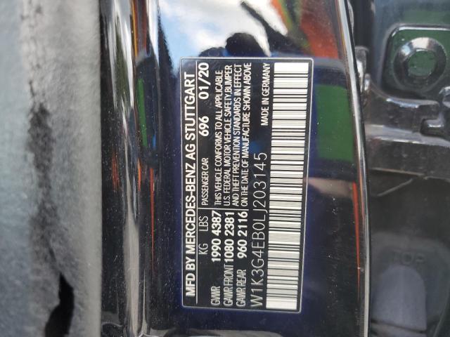 2020 MERCEDES-BENZ A 220 W1K3G4EB0LJ203145