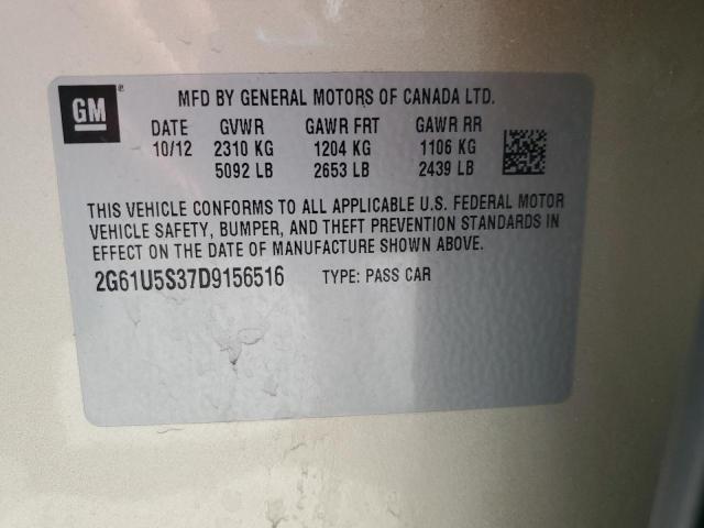 2013 CADILLAC XTS PLATIN - 2G61U5S37D9156516