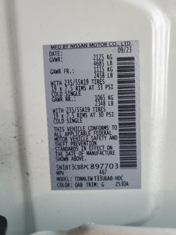 2023 NISSAN ROGUE SL - 5N1BT3CB8PC897703