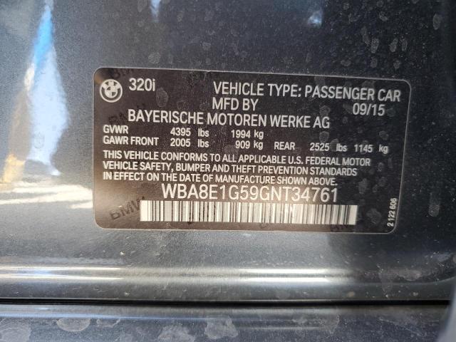 2016 BMW 320 I WBA8E1G59GNT34761