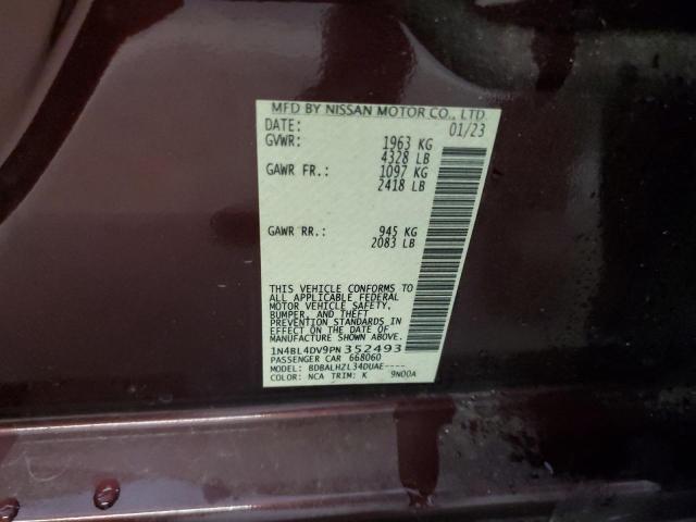 2023 NISSAN ALTIMA SV 1N4BL4DV9PN352493